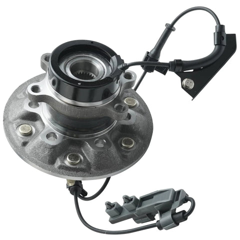 4WD Front Wheel Bearing Hubs Assembly Fits Chevy Colorado 2004 2005 2006 2007 2008, GMC Canyon 2004 2005 2006 2007 2008, Isuzu I350 2006, I370 2007 2008, 6 Lug With ABS, Bolt On Heavy Duty Replacement