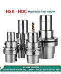 Top Rated Kd Cnc Hsk Hydraulic Tool Holder With Dynamic Balancing For Lathes And Milling Machines Precision Concentricity Clamp Bracket Cylinder Fits Hsk100A Models with various sizes