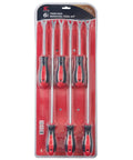 Heavy Duty 6 Piece Auto Interior Trim Clip Removal Set For Car Door Panel Pry Bars And Fastener Toolkit in packaging.