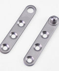 4 Piece Stainless Steel 360 Degree Rotating Concealed Door Hinges, heavy duty pivot fittings for doors, cabinets, and windows.