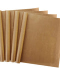 4 Pack PTFE Teflon Sheets For Heat Press, 16 X 20 Inches, Reusable Nonstick Craft Mats for Transfers and Baking, rolled and stacked
