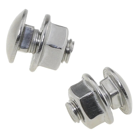 Track Bolt Beefy Heavy Duty Garage Door Hardware Screw Nut 304 Stainless Steel Bridge Square Neck Bolt M8x16mm With Flange