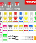 Comprehensive Car Fuses Kit With Aluminum Sheet 2 To 35A M And S Sizes Includes Circuit Tester Heavy Duty Auto Fuse Set