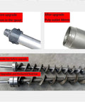 Comparison of upgraded features on Large Size Auger Mortar Grout Gun with 9 Nozzles Pro Grade Caulking Tool.