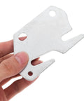 Heavy Duty Zinc Coated Bed Frame Connector And Bed Rail Bracket, iron material, easy installation, hand-held view.