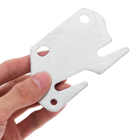 Heavy Duty Zinc Coated Bed Frame Connector And Bed Rail Bracket, iron material, easy installation, hand-held view.