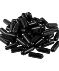 Butter Smooth Rubber End Caps For Table Legs And Metal Pipes Keep Floors Scratch Free Shield Sharp Bolts And Nailheads Sweet Bumper Shields Fit 4mm Inner Opening In Black Pack Of Fifty Pieces.