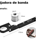 Badass Angle Grinder To Belt Sander Conversion Adapter Swaps 100Mm And 125Mm Discs In Seconds Quick Grip Polishing Attachment showing size specifications.