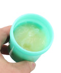 Leadfree Solder Paste And Advanced Oil Grease for chip and PCB repair, green container, visible creamy texture, 100g capacity