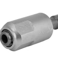 Close-up of Beefy SDS to SDS Plus Drill Adapter for Rotary Hammers, heavy duty chrome vanadium steel, sandblasted finish