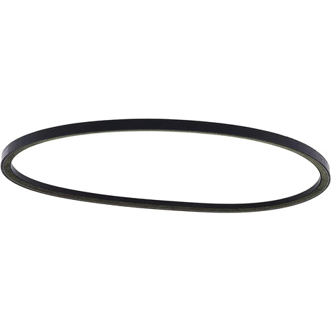 265-827 Replacement Drive Belt With Aramid Construction for heavy duty lawn equipment, showing side profile and loop form.