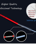 Comparison of red universal bicycle shifter cable housing to inferior versions, highlighting higher quality features.