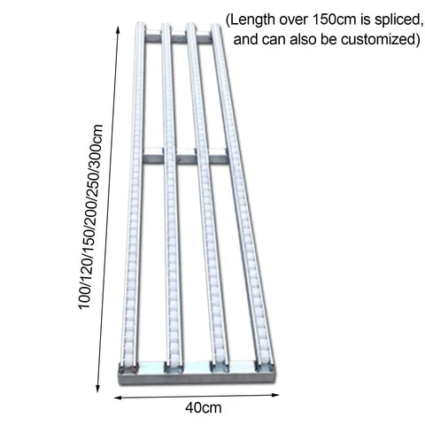 Stainless Steel Frame Plastic Roller Conveyor for Water Bottles and Beverages Lightweight No Power Gravity Roller System Built for Easy Carton Handling and Smooth Flow in Busy Warehouses and Distribution Centers, 40cm wide