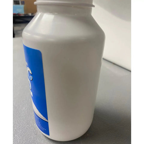 Side view of container for Industrial Grade Boric Acid Powder 1lb Multipurpose Cleaner For Kitchen, Laundry, Stains And Odors