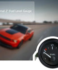 Stainless Steel Boat Fuel Sender Unit And Water Level Sensor 6 Inch Tank Gauge with universal 2" fuel level gauge display in car.