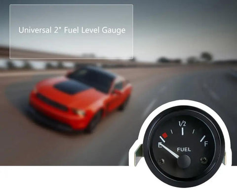 Stainless Steel Boat Fuel Sender Unit And Water Level Sensor 6 Inch Tank Gauge with universal 2" fuel level gauge display in car.