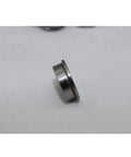 Top Notch F609ZZ Flanged Deep Groove Ball Bearings 9x24x7mm Precision Steel ABEC-1 Grade side view on a light background.