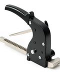 Heavy Duty Manual Steel Strapping Tensioner With Pro-Grade Ergonomic One-Hand Pusher Bar For Quick Bundling, Fits 3/8 To 1/2 Inch Steel Straps, Ideal For Warehouse And Factory Use, Durable And Easy To Use, Fast Adjustable Tension, black steel tensioner