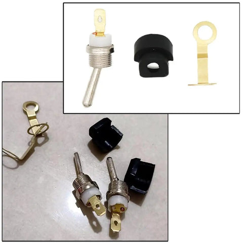 Two Pack Chainsaw Kill Switch Replacement Kit For 45cc To 58cc Gas Engines with Flameout Toggle, metal mounts, shockproof pads