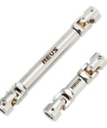 Tough As Nails Stainless Steel Driveshaft And Universal Joint Upgrade For Redcat Ascent 18 Apex one eighth scale RC Crawler detailed view.