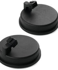 Two Pack Rear Abs Wheel Speed Sensors Left And Right Side Straight Up Reliable Plug And Play Swap For Hyundai Santa Fe Veracruz Kia Sedona Sorento, black plastic design.
