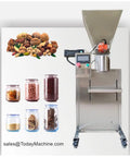 Top Tier Automatic Bottle Filling And Capping Machine For Essential Oils Powders High Precision Industrial Vial Jar Sealer Quick Setup No Sweat Reliable Daily Workhorse with jars of nuts and spices.