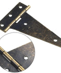 Bronze Hinges For Wood Wine Box Repair Kit Two Pack With Galvanized Iron Hardware T Shaped Tool And Screws Replacement Supplies
