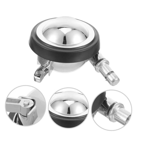 Heavy Duty Swivel Casters For Office And Barber Chairs Smooth As Silk Carpet Wheel Replacement Silent Glide Universal Fit Quick Swap Tile And Hardwood Floor Ready