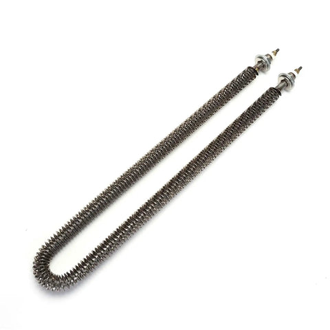 Real Solid Heavy Duty U Tube Fin Heater Element Stainless Steel Air Heating Coil For Oven Drying And Shop Warmth 220V with M16 flange.
