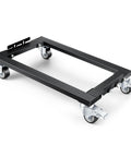 Beast Of A Heavy Duty Furniture Dolly With Reinforced Steel Frame 2200 Lbs Capacity Four Wheel Cart With Brakes 31 By 17 Inches