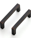 30 Pack Solid 3 Inch Square Cabinet Handles Boss Look Oil Rubbed Bronze Drawer Pulls For Replacing Or Upgrading Cabinets And Drawers