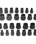 Premium Chrome Molybdenum Impact Nut Bolt Remover Set Extractor Socket Kit 3 8 In Drive For Rusted Damaged Stripped Fasteners Fits Ratchets And Impact Wrenches Made To Crush It, assorted sizes