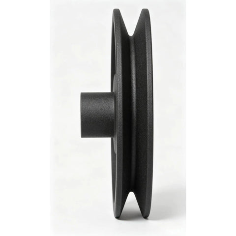 Heavy Duty Drive Pulley Compatible With John Deere Jx75 Mower Belt Wheel for Smooth Power Transfer and Proper Tension Direct Replacement Keyway Fit side view