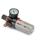 All In One Pro Grade Air FRL Unit With Filter Regulator Lubricator And Separator For Quarter Three Eighths And Half Inch Lines