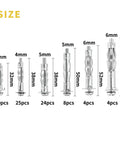 Heavy Duty Hollow Wall Anchor Set With Zinc Plated Steel Bolts For Drywall Hollow Drive Anchors 5 Size 52 Piece Assortment Kit