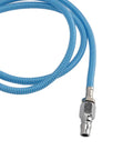 Heavy Duty Pneumatic Pencil Die Grinder Cranking Out A Badass 70000 Rpm Output air hose with quick connect metal fitting.