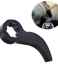 Three Eighths Inch Crowbar Adapter Head For Tight Spaces showing steel construction and adjustable angle use in a tight spot