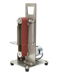 Jauarta Mini Belt Sander With Aluminum Alloy Body, compact design for polishing and grinding metal, wood, and plastic.