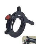 Universal Motorcycle Cruise Control With Throttle Lock And One Button Release For Easy Long Ride Speeds, black ABS material on handlebars.