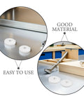 30 Piece Detachable Ceiling Sprinkler Escutcheon Covers Ace Fit For 15Mm 20Mm Pipes on a work surface for easy installation.