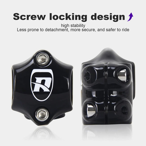 Carbon Fiber Road Bike Stem 25.4mm Clamp 50mm Length 6 Degree Rise Ultralight 120g Aluminum Alloy Build 3K Glossy Black Easy Install