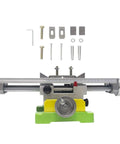 Boss Grade Milling Machine Worktable With Cross Slide and Compound Drilling Slide, aluminum alloy construction, front view