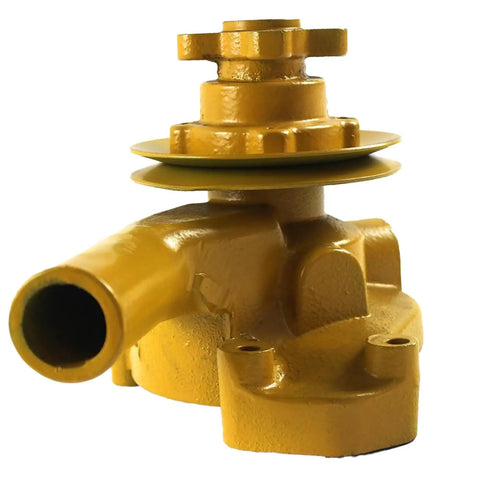 Heavy Duty Water Pump For Komatsu Engines 2D94 3D94 4D94 features a yellow casing, ideal for direct swap replacement.