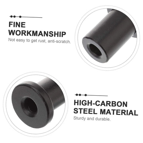Close-up of Five Piece Barn Door Track Spacer Kit showing high-carbon steel material and fine workmanship