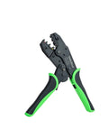 Workhorse Heavy Duty Ratcheting Wire Crimper For Stranded Copper Cable featuring ergonomic handles and compound grip.