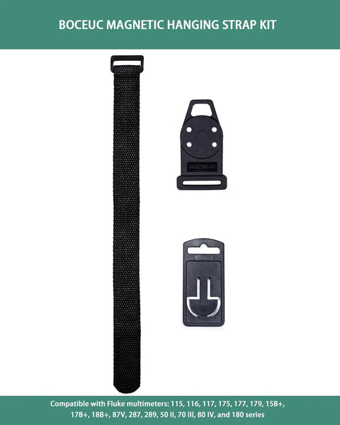 Magnetic Hanging Strap For Fluke Multimeters And 115 116 117 175 177 179 15B Plus 17B Plus 18B Plus 87V 287 289