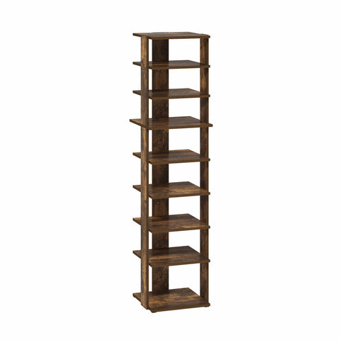 Nine Tier Slim Vertical Shoe Rack for Small Spaces free standing narrow organizer perfect for entryways closets and offices