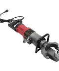 Heavy Duty Electric Hydraulic Rebar Bender 1150W Fast Steel Bending Machine For Construction Sites 220V precision tool with handle and grip.