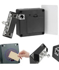 Seamless NFC Electronic Drawer Lock With Discreet Invisible Cabinet Mount for easy pantry access with a card.
