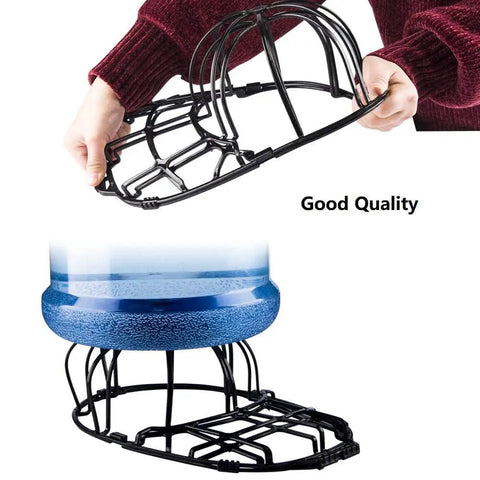 Person holding 2 Pack Hat Washer Cage For Washing Machine And Dishwasher, Hat Cleaner Frame To Protect Baseball Caps